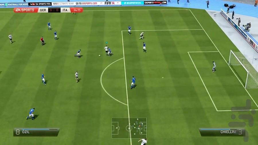 فوتبال فیفا ۲۰۱۴ اچ دی - عکس بازی موبایلی اندروید