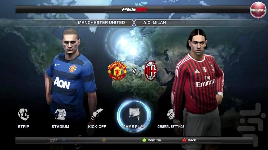 فوتبال pes۲۰۱۲ HD - عکس بازی موبایلی اندروید