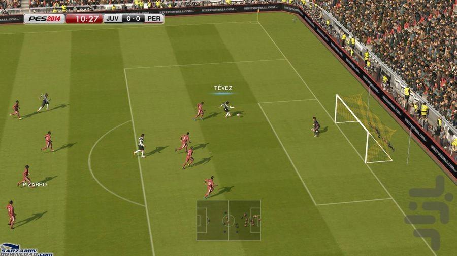 فوتبال pes ۲۰۱۴ اچ دی - عکس بازی موبایلی اندروید