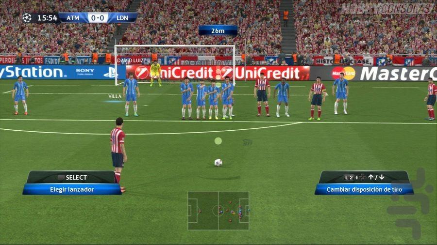 فوتبال pes 2014 اچ دی - Gameplay image of android game