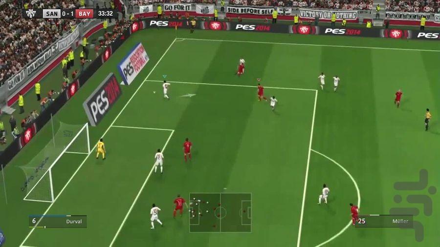 فوتبال pes ۲۰۱۴ اچ دی - عکس بازی موبایلی اندروید