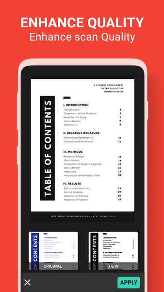 Photo Scanner - Scan to PDF - عکس برنامه موبایلی اندروید