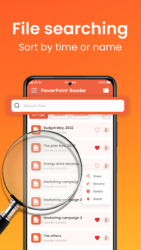 Powerpoint Reader: PPT Viewer - عکس برنامه موبایلی اندروید