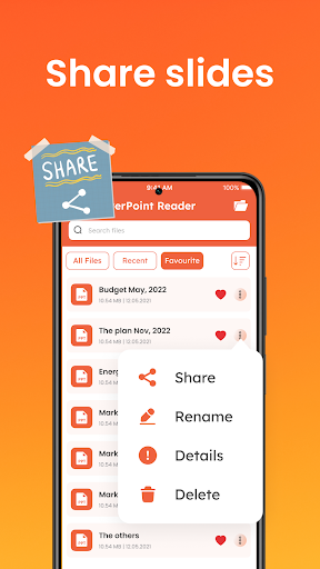 Powerpoint Reader: PPT Viewer - عکس برنامه موبایلی اندروید