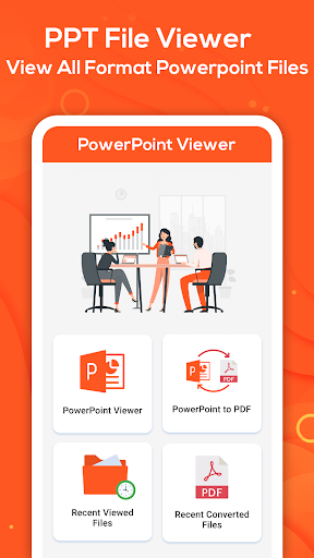 PPT Viewer - PPTX File Opener - عکس برنامه موبایلی اندروید