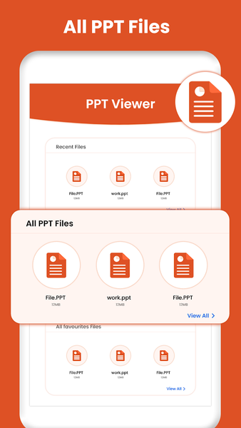 PPT File Opener: Presentation - عکس برنامه موبایلی اندروید