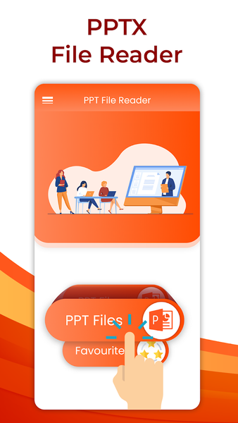 PPTX File Opener: PPT Viewer - عکس برنامه موبایلی اندروید