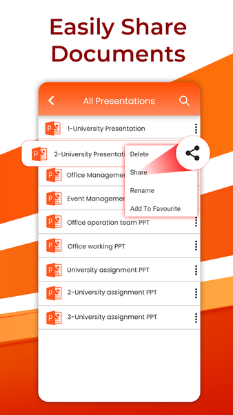 PPTX File Opener: PPT Viewer - عکس برنامه موبایلی اندروید
