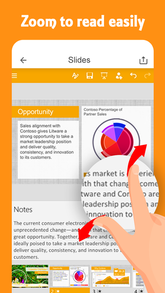 PPTX File Opener: PPT Reader - عکس برنامه موبایلی اندروید