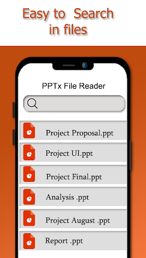 PPTX File Opener & PPT Reader - عکس برنامه موبایلی اندروید