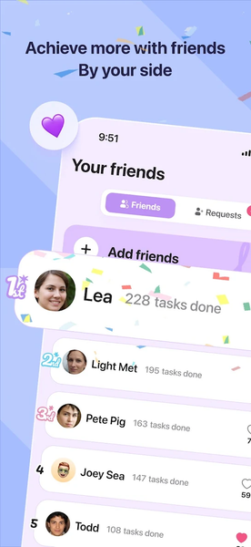 DuoDo:Shared ToDo List&Tracker - عکس برنامه موبایلی اندروید