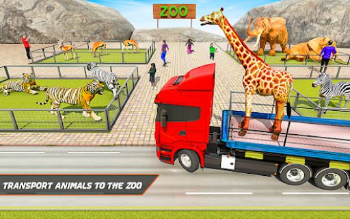 Big Farm Animal Transport Truck - Image screenshot of android app