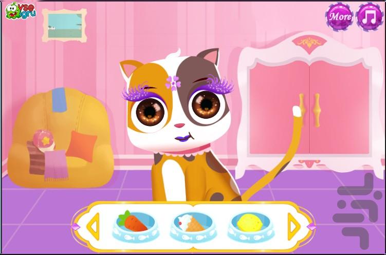 بازی پرنسس و پیشی ملوس - Gameplay image of android game