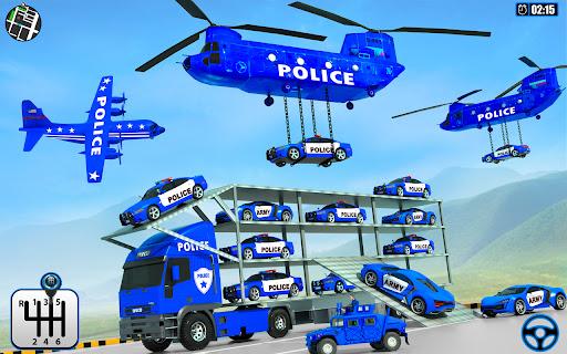 Police Cargo Transporter Truck - Gameplay image of android game