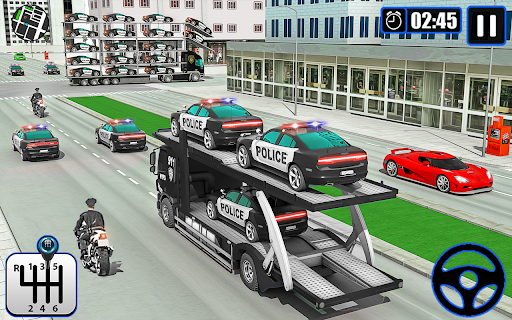 Police Cargo Transporter Truck - عکس بازی موبایلی اندروید