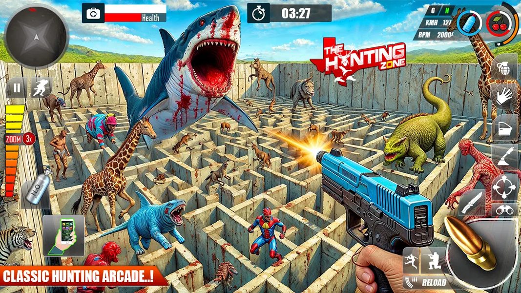Dinosaur Shooting: Animal Hunt - عکس بازی موبایلی اندروید