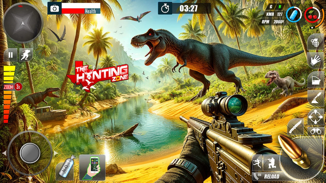 Dinosaur Shooting: Animal Hunt - عکس بازی موبایلی اندروید