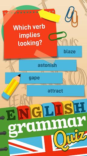 English Grammar Practice Test Quiz - Gameplay image of android game