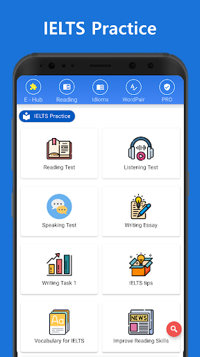 IELTS Practice Test - Image screenshot of android app