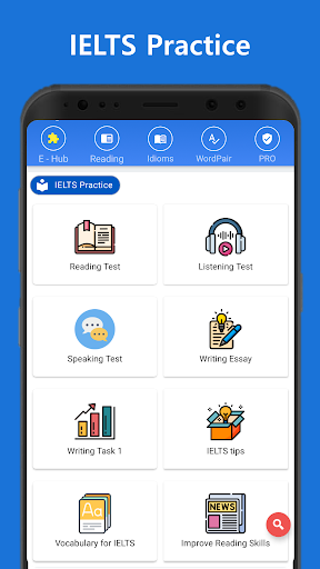 IELTS Practice Test - عکس برنامه موبایلی اندروید