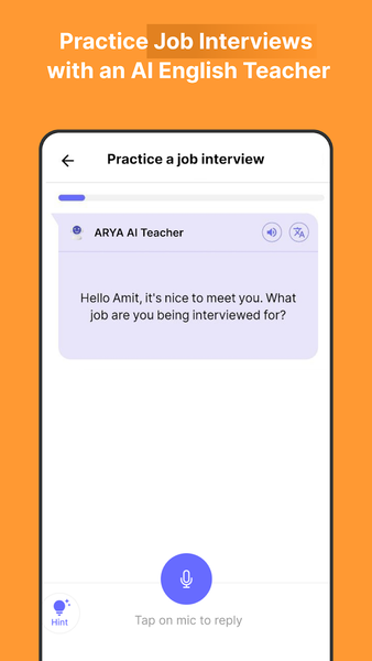 Sivi AI Learn English Speaking - Image screenshot of android app