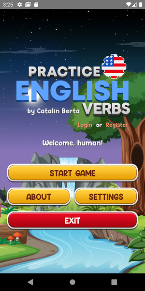 Learn English Verbs Game - عکس بازی موبایلی اندروید