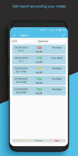 Diabetes Tracker Daily - Image screenshot of android app