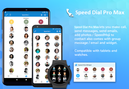 Speed Dial Pro Max - عکس برنامه موبایلی اندروید