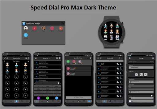 Speed Dial Pro Max - عکس برنامه موبایلی اندروید