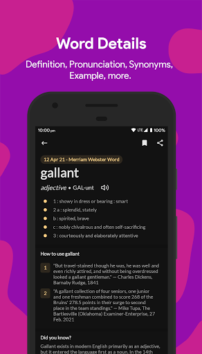 Daily Word - Word Of The Day - عکس برنامه موبایلی اندروید