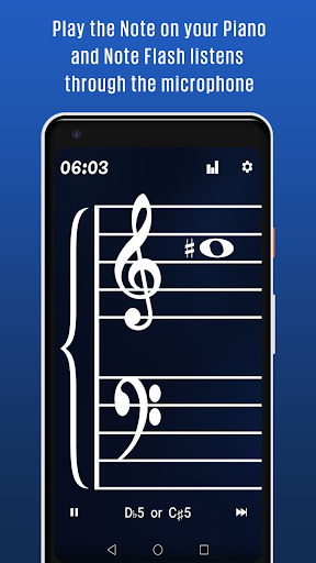Note Flash -Learn Music Sight - Image screenshot of android app