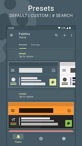 Palettes | Theme Manager - عکس برنامه موبایلی اندروید