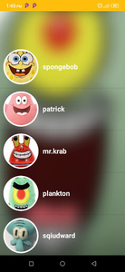 sponge fake call bob - عکس برنامه موبایلی اندروید