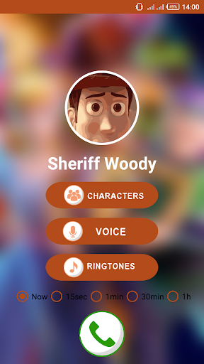 toy calling from story prank - Image screenshot of android app