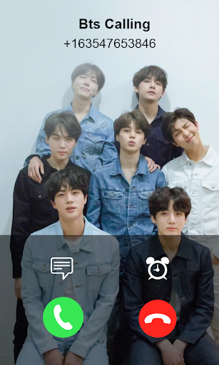 BTS Video Call Prank - عکس برنامه موبایلی اندروید
