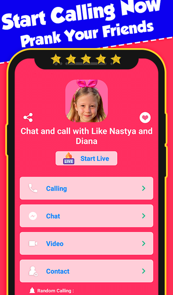 call with Nastya and Diana - عکس برنامه موبایلی اندروید