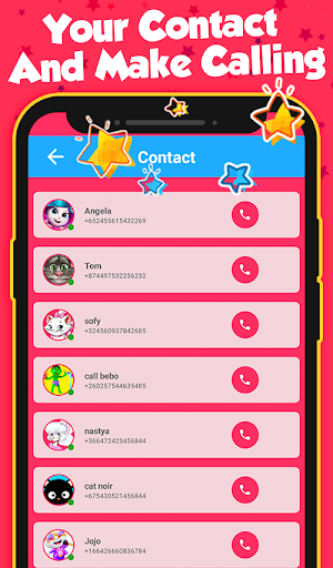 call with Angelas - Image screenshot of android app