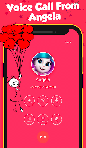call with Angelas - Image screenshot of android app