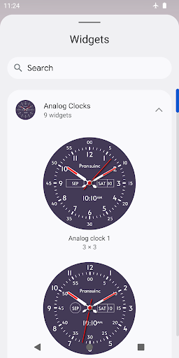 Analog Clock Live Wallpapers - Image screenshot of android app