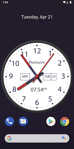 Clock Live Wallpaper - Image screenshot of android app