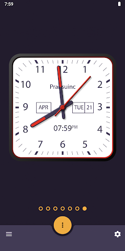 Clock Live Wallpaper - Image screenshot of android app