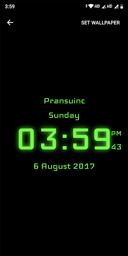 Digital Clock - Image screenshot of android app