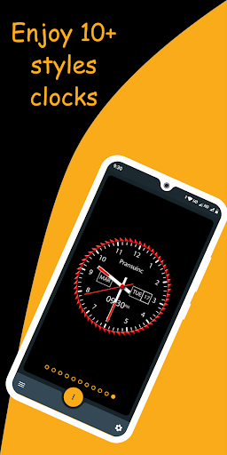 Night Clock - عکس برنامه موبایلی اندروید