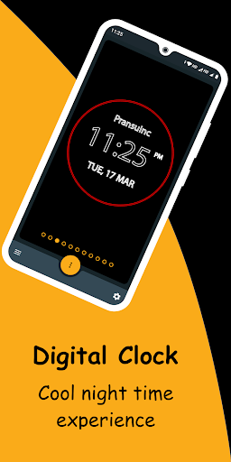 Night Clock - Image screenshot of android app