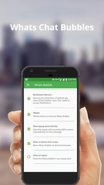 Floating Notification - Image screenshot of android app