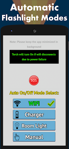 Auto Torch: Strobe light & SOS - عکس برنامه موبایلی اندروید