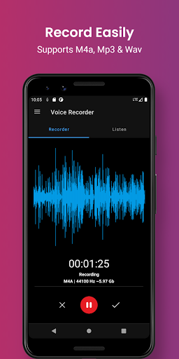 Smart voice recorder - editor - عکس برنامه موبایلی اندروید