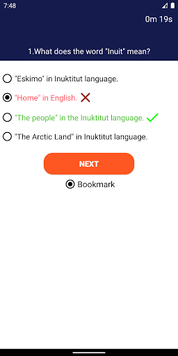 Canadian Citizenship Test 2024 - Image screenshot of android app