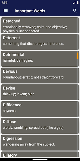 Vocabulary Builder - Image screenshot of android app