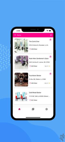 Prayesh (رزرو آرایشگاه) - عکس برنامه موبایلی اندروید